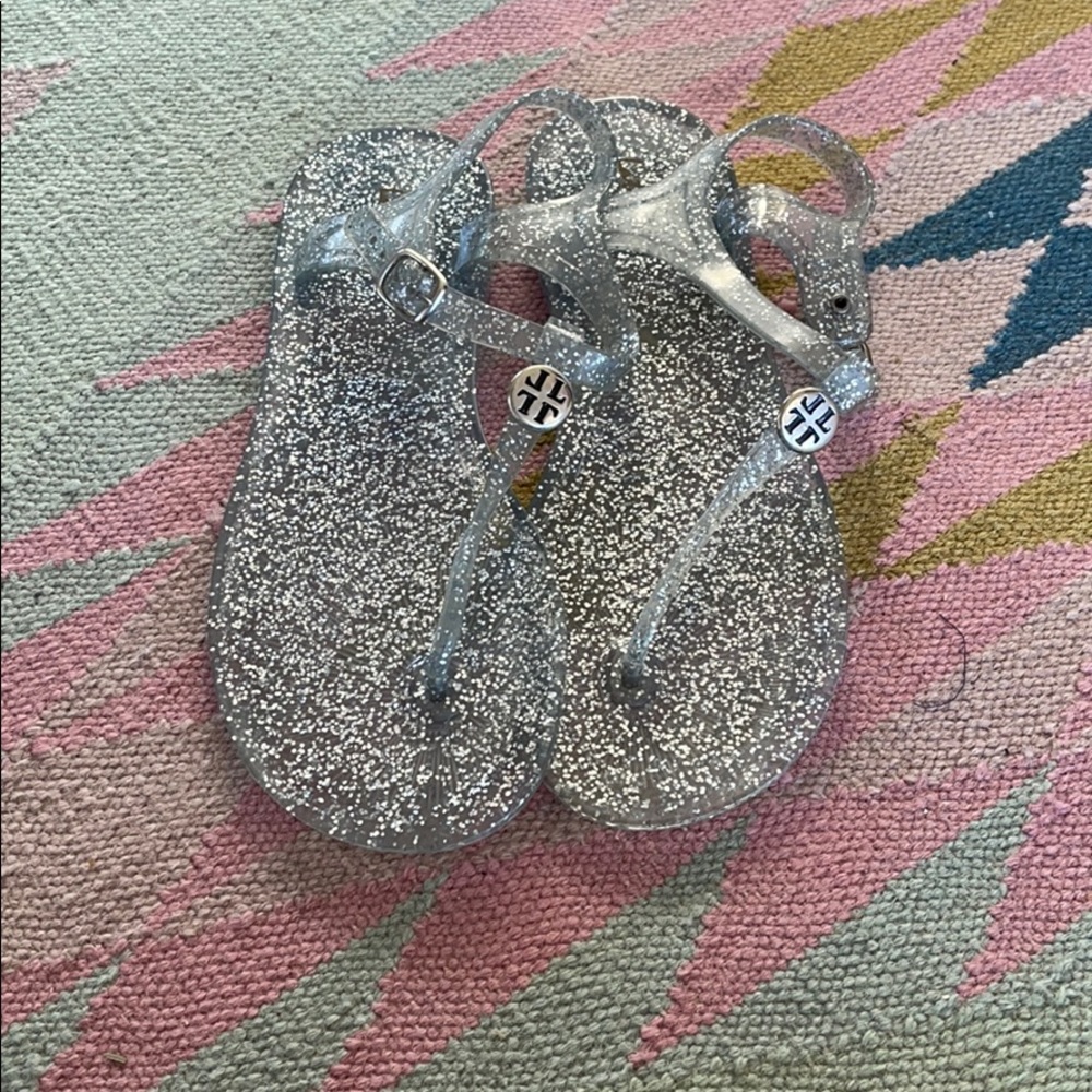 Women’s glitter jelly sandals